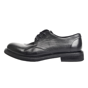 英伦复古简约牛津鞋日常休闲圆头皮鞋做旧擦色水洗手工制做皮鞋