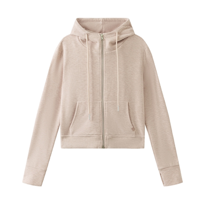 SW速惟运动外套女秋冬连帽休闲卫衣开衫户外跑步长袖上衣2025新款