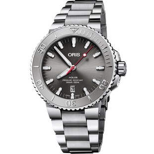 【品牌直营】豪利时ORIS潜水AQUIS RELIEF43.5mm男日历腕表