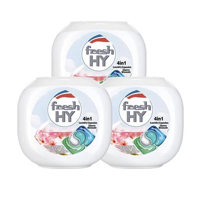【自营】freshHY清可新洗衣珠樱花60粒*3盒除菌螨留香（180粒装）