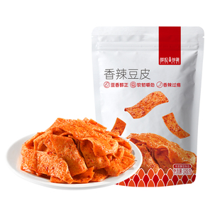 【48元任选8件/限购5件】薛记炒货香辣豆皮120g/袋香辣味独立装