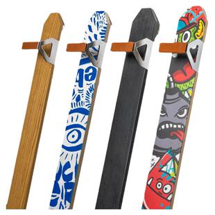 营造空间追风者简约实木壁挂式停车架立式自行车竖直停车架墙壁架