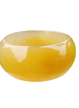 天然玉石手镯轮胎版金丝玉镯子