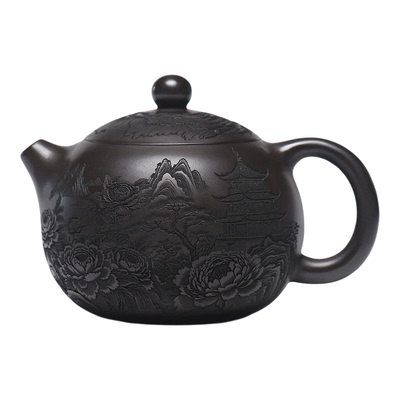 宜兴紫砂壶原矿石黄泥大西施茶壶