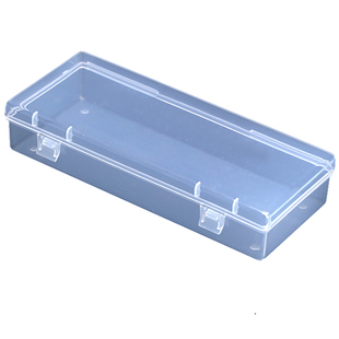 长方形塑料盒子透明文具收纳盒PP工具盒零件盒元件配件盒包装C151