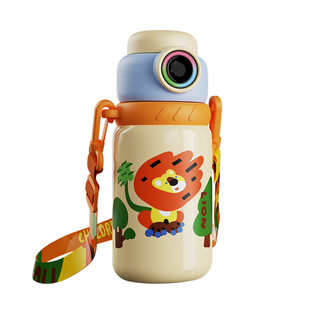 晨光智能指纹解锁密码保温杯新年送礼男女学生上学儿童专用水杯