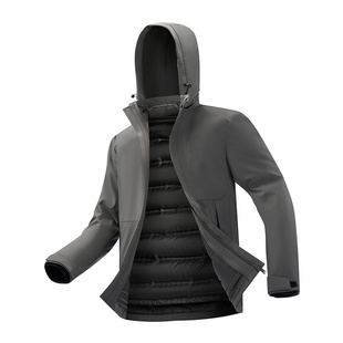 【一衣三穿】红豆羽绒服男25冬季新款连帽可脱卸休闲爸爸保暖外套