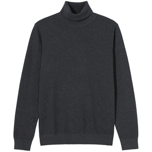 热风男士高领毛衣2025年冬季新款基础高领针织衫宽松韩系内搭上衣