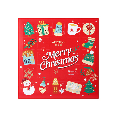 歌斐颂手工巧克力圣诞倒计时礼盒