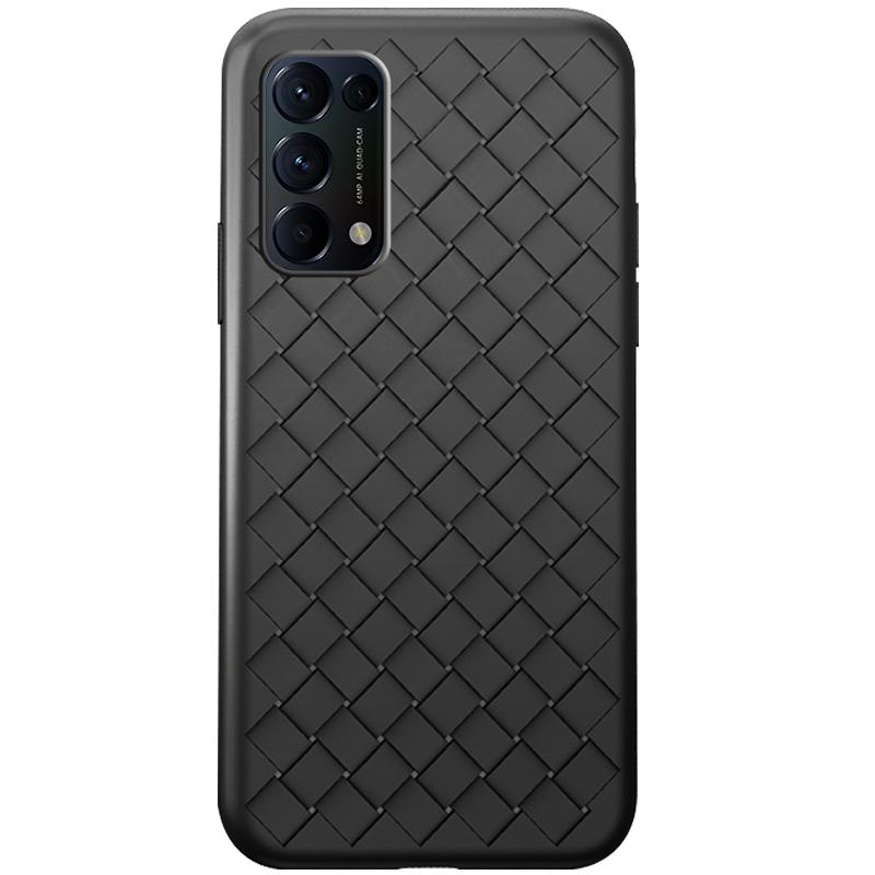 适用opporeno5k手机壳reno7pro套reon6por编织oppo8/2z新款ppo3潮牌简约reon5曲屏4pr0网红0pp0女2高端男se