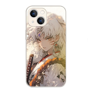 杀生丸适用红米k70至尊版手机壳note12turbo小米15/14/13玻璃s男10Pro动漫11/k80k60二次元k40女k30套9t高级