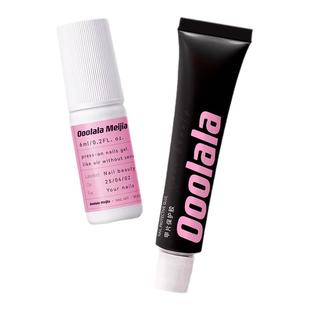 Ooolala Meijia固态胶免照灯免烤速干穿戴甲专用贴片胶甲片贴合剂