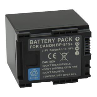 适用于佳能 BP819 827 808 相机电池 FS11 HF200 HF20 FS100 FS37 HG20 HG21 HF200 BP-827 FS22