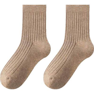 三枪情侣抗菌弹力棉短袜