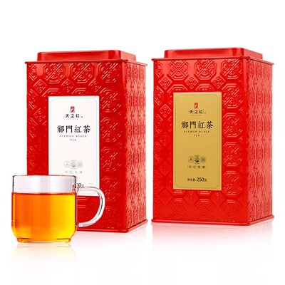 天之红祁门红茶毛峰香螺组合装