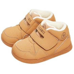 泰兰尼斯学步鞋冬季加绒保暖男宝宝机能鞋儿童鞋女童防滑软底板鞋