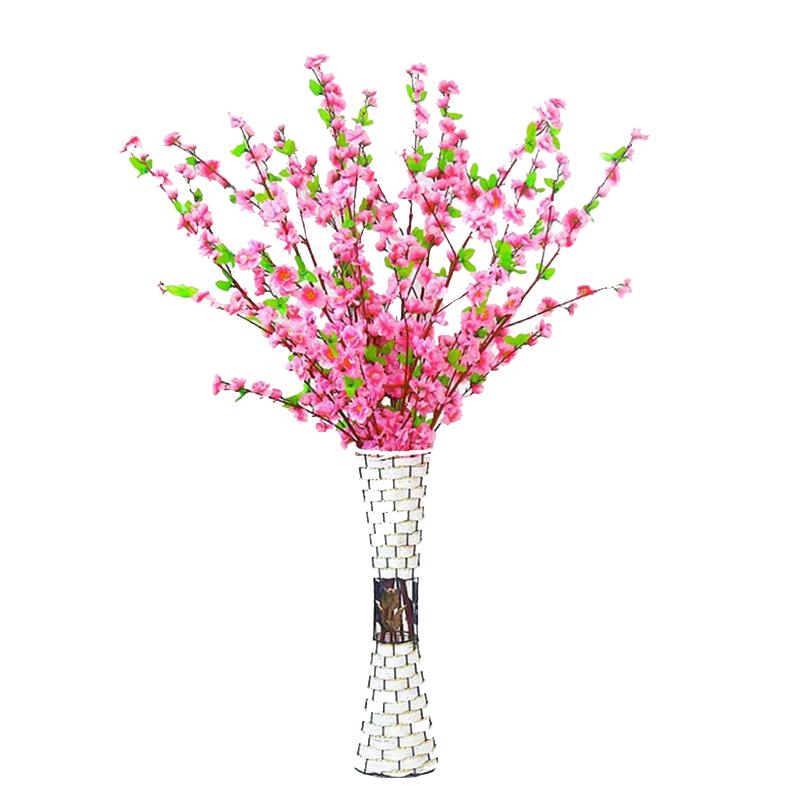 假花绢花花瓣落地干花家具梅花环