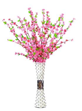 假花绢花花瓣落地干花家具梅花环