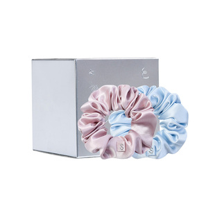 SILKY MIRACLE真丝发圈盲盒S BOX系列盲盒两只桑蚕丝头花套组礼物