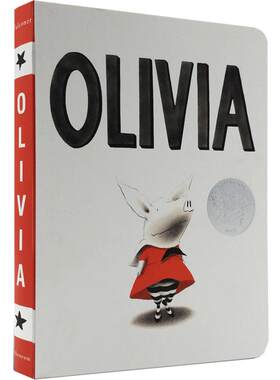 【送音频】奥莉薇Olivia纸板书进口英文原版吴敏兰绘本123书单推荐 凯迪克银奖培养创造力的思考 小屁孩大智慧 Ian Falconer