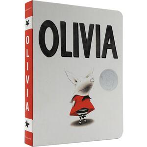 【送音频】奥莉薇Olivia纸板书进口英文原版吴敏兰绘本123书单推荐 凯迪克银奖培养创造力的思考 小屁孩大智慧 Ian Falconer