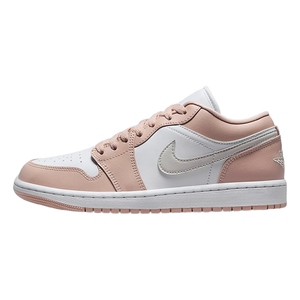 耐克Air Jordan 1 low AJ1低帮粉白女复古休闲运动板鞋DC0774-120