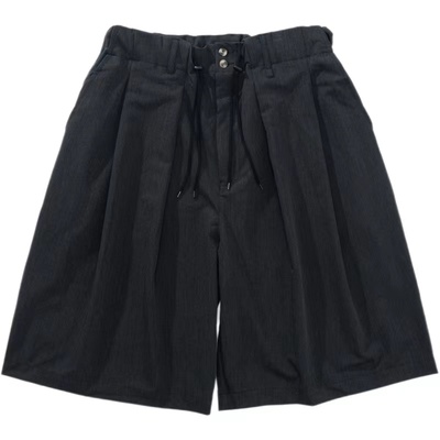 Unlimited Mote 阔腿气球裤混纺透气面料百搭六分短裤中裤男女