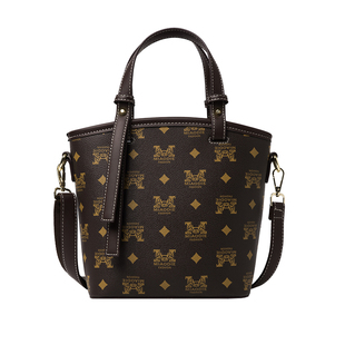 网红质感包包女2025新款高级感百搭斜挎包复古菜篮子水桶手提包潮