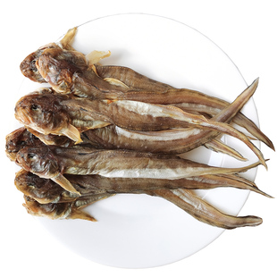 水味源 淡晒海鲶鱼干胖头鱼干狗光鱼干海鱼扔巴鱼干海鲜干货500g
