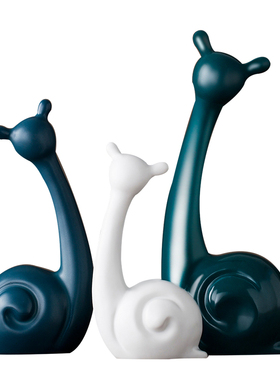 工艺客厅摆件创意陶瓷酒柜装饰品