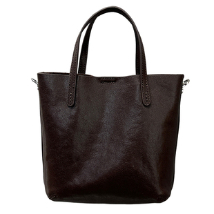 水晶植鞣头层牛皮菜篮子通勤真皮小托特包简约时尚百搭复古斜挎包