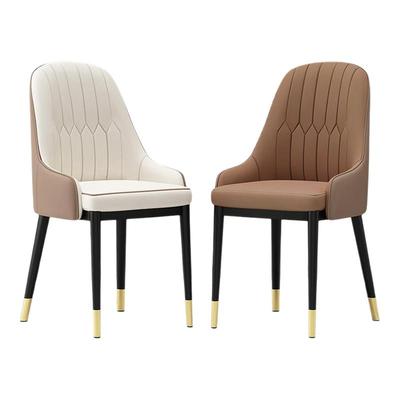 简约餐桌椅轻奢高级靠背椅