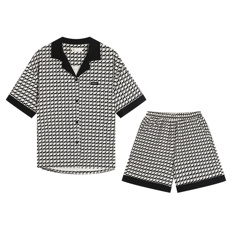 夏柔软棉情侣时尚休闲家居服套装