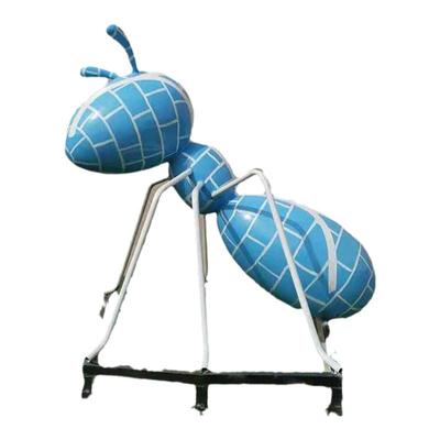 大型彩绘蚂蚁不锈钢雕塑支持订制