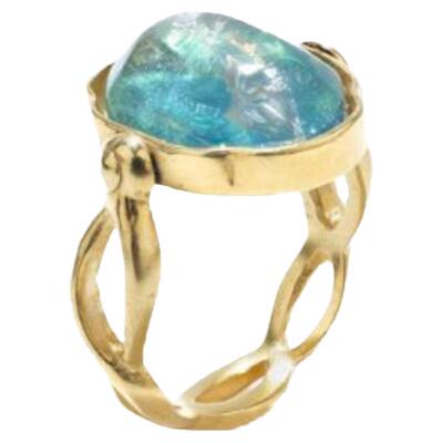 高级小众水晶天然质感戒指