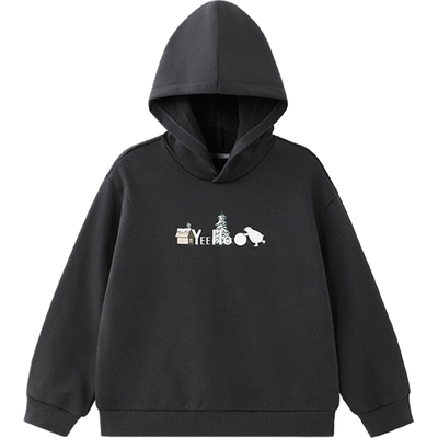 英氏卫衣男童长袖秋季连帽套头衫