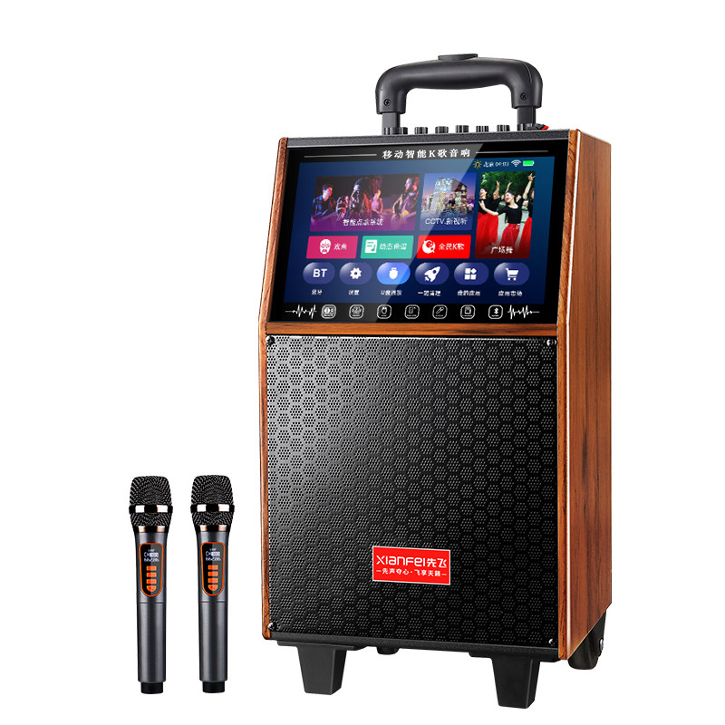 广场舞音响带显示屏户外K歌音箱