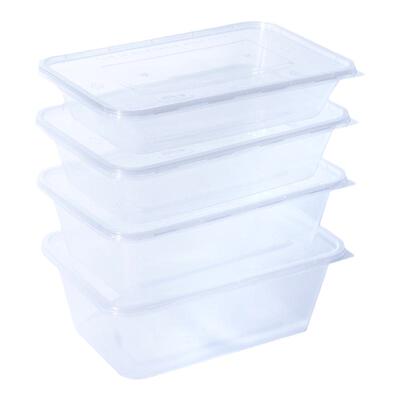 一次性餐盒家用塑料盒长方形透明