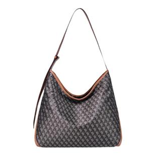 【董洁同款】迪桑娜女包幸运锦囊hobo包老花包单肩包斜挎包腋下包