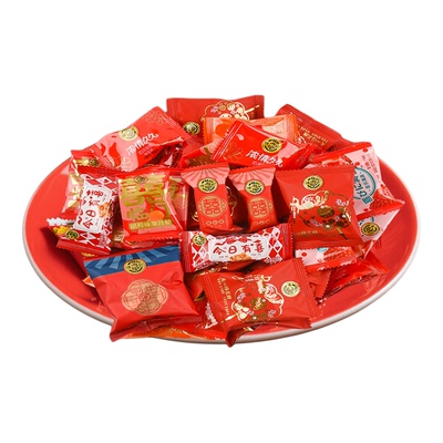 徐福记喜糖糖果酥心糖棉花糖混装