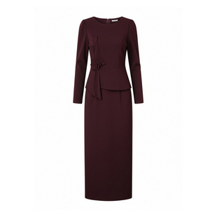 连衣裙2025新款女春秋十三行高贵气质品牌阔太太长袖婚喜宴女装裙