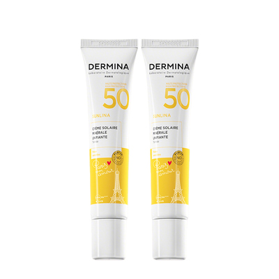 欧敏肤物理防晒素颜霜