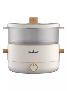 muduoo电煮锅电锅宿舍学生多功能小型一体泡面火锅家用电火锅陶瓷