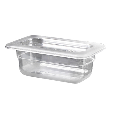 亚克力放菜容器盒塑料透明份数盆