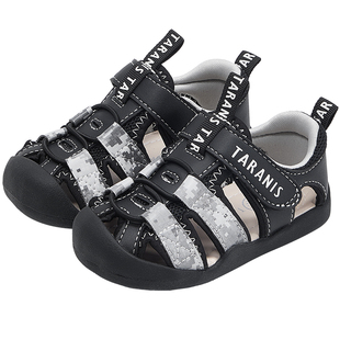 泰兰尼斯夏季婴童包头凉鞋软底学步宝宝溯溪防滑男女童时尚机能鞋