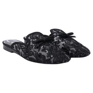 SAM EDELMAN山姆爱德曼26新网纱粉色法式蕾丝穆勒包头拖鞋CIRCUS