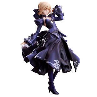 命运之夜黑礼服塞巴Saber吾王周边动漫公仔机箱装饰手办模型摆件