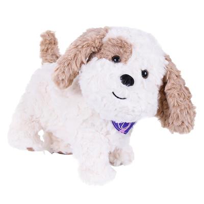 趣巢嘘嘘旺撒尿狗电动毛绒玩具狗狗声控学说话儿童仿真小狗玩偶