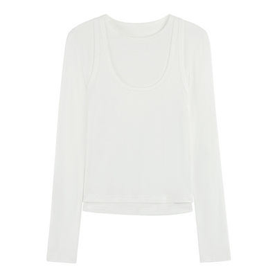 小众修身显瘦百搭打底上衣女