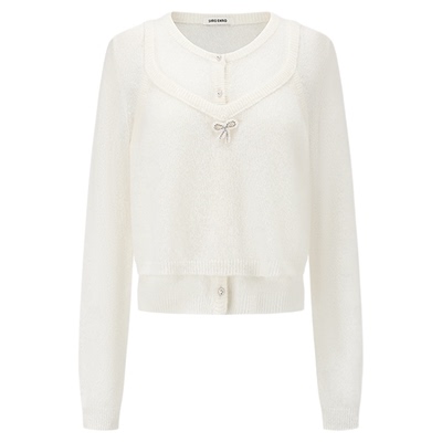 SHROENRO吊带背心开衫两件套